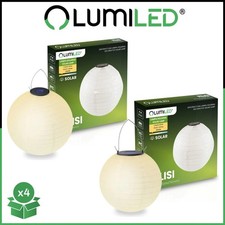 LUMILED 4x Solar Gartenleuchte