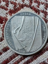 10 DM- Münze J 800 Jahre Deutscher Orden 1990.