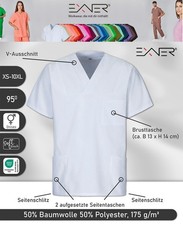 Exner Damen Herren Schlupfjacke Kasack OP-Kasack Altenpfleger ind. Druck/Stick