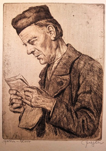 Original radierung 1920 - radierung, um