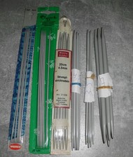 7 x Nadelnspiel, Strumpfstricknadel - Stricknadeln