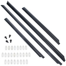 4 ZIERLEISTEN TÜRLEISTEN für AUDI A4 B5 Limousine Avant + Clips Satz Lestein