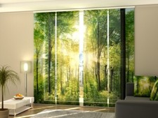 Fotogardine sonne wald - sonne, im