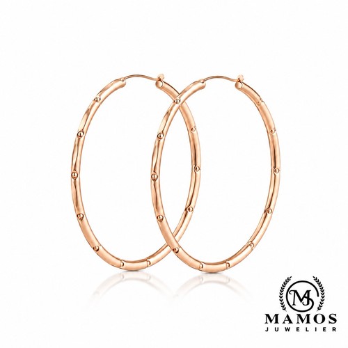 Roségold creolen - roségold, –