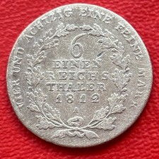 1/6 Taler Preußen 1812 A ss