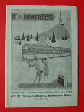 alter Fahrplan VEB