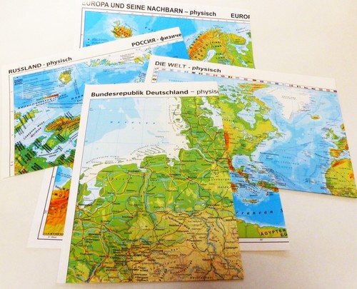 Poster karte russland - poster,
