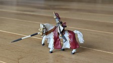 Zinnfigur - Ritter mit Schild und Lanze