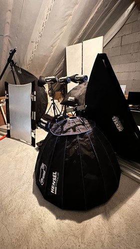 Studioblitzanlage von hensel - von,