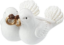 Taubenpaar mit Ringen, 3 cm