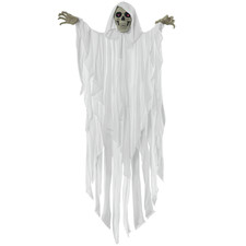 153 cm Halloween Deko Horror Halloween Hängend Deko Geist Augenglühen Weiß