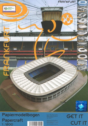 Kartonmodell stadion frankfurt - kartonmodell,