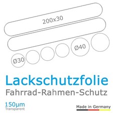 Fahrrad Schutzfolie Aufkleber