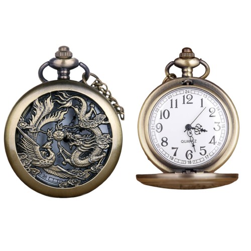 Chinesische drachen taschenuhr - chinesische,