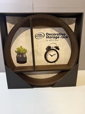 Wandregal holz dunkelbraun