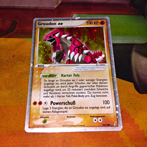 Pokémon groudon holo - groudon,