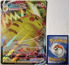 Pokemon Pikachu VMAX Deutsch XXL Jumbo SWSH286 Near Mint
