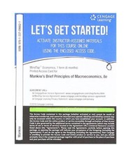 MindTap Economics, 1 term [6 months] Printed Access Card for Mankiw's Brief Prin