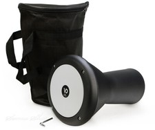 Orientalische Kinder Darbuka Trommel Percussion Aluguß Schwarz Matt