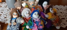 Harlekin Clown Puppen mit