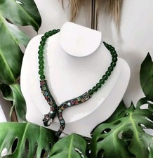 Perlen Kette Anhänger  Strass