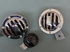 SANOR Zweiklang- Hupe 60er 12V Chrom