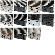 POWER NEODYM QUADER MAGNETE ZUM ANSCHRAUBEN SENK BOHRUNG BLOCK SENKUNG LOCH N45