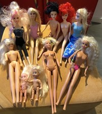10 Vintage Barbie/Steffi/Disney/Clone in gereinigtem, guten Zustand!