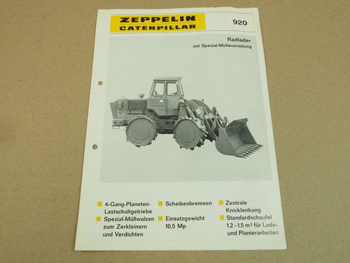 Prospekt caterpillar cat 920 - prospekt,