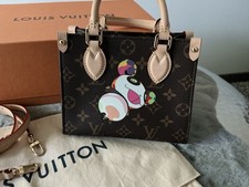Louis Vuitton LV × Takashi Murakami On the Go BB Monogram Panda Mini Bag Neu