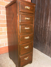 Schubladenschrank  Apothekerschrank Schrank Kommode   6 Schubladen