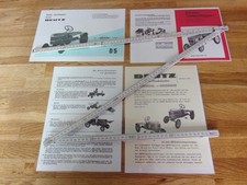 Deutz Trettraktor Brand Blechtraktor Prospekte Preislisten Kopien Reprint...