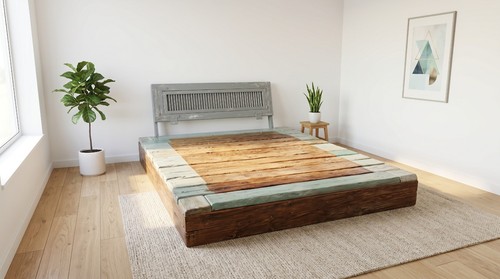 Holzbett massivholzbett - holzbett,