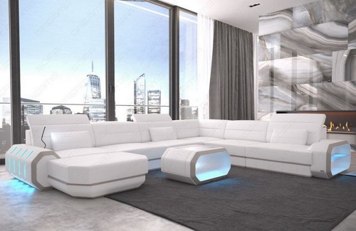 Sofa wohnlandschaft leder - sofa,