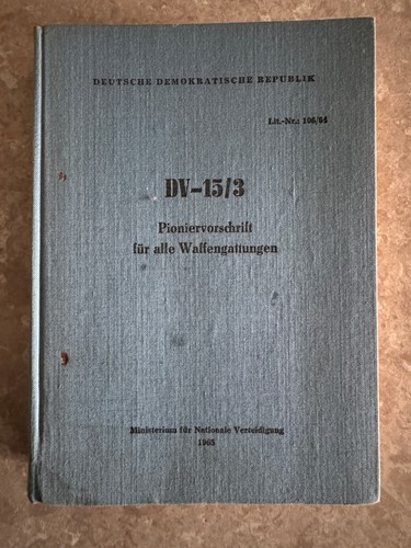 Nva dienstvorschrift - nva-dienstvorschrift, dv-15/3