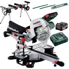 Metabo Akku Kappsäge Säge Ladegerät KGS 18LTX BL 216 + Untergestell KSU 251 Set