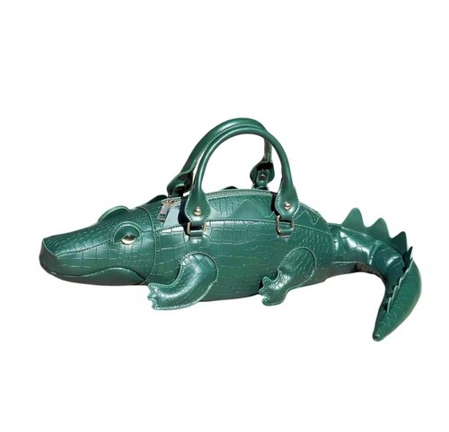Schultertasche braun krokodil - schultertasche,