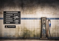 Diorama Hintergrund Waschbox