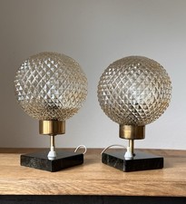 2x alte DDR Tischlampe 60er
