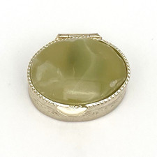 Vintage Pillendose Onyx Marmor