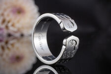 Cartier Doppel C Ring CC Limitierte Auflage in 750er Weißgold Größe 57 Schmuck