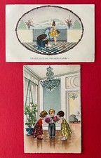 2 x Künstler AK KINDER