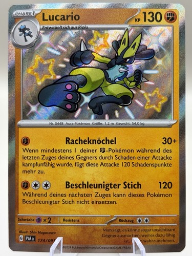Pokemon karte lucario shiny - karte, |