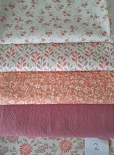 Restepaket Stoffpaket  5 x  25 x 140/150cm ÖKO-Tex Baumwollstoffe Nr. 2