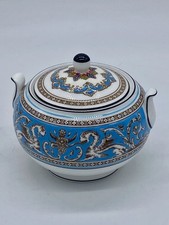 Wedgwood Florentiner Türkis Deckel Zuckerdose klein