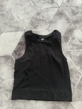 Tanktop Schwarz Größe S H&M