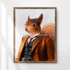 Rotes Eichhörnchen Kunstdruck