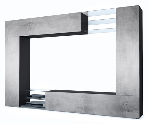 Wohnwand schrankwand anbauwand - wohnwand,