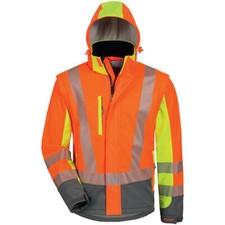 Arbeitjacke 2in1 warnschutz - arbeitjacke,