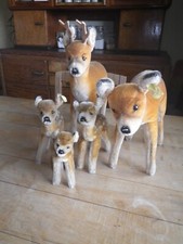Steiff - Reh Familie Rehkitz 6317,00 Rehbock Hirsch Rehkuh 1820,28 - 5 Tiere 